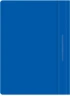 Папка-скоросшиватель Silwerhof Eco A4 прозрач.верх.лист пластик синий 0.11/0.13