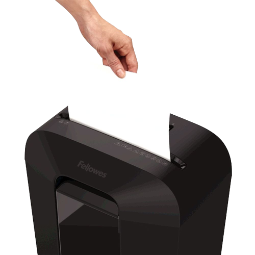 Шредер Fellowes® Powershred® LX70, DIN P-4, 4х37мм, 11 лст., 18 лтр., уничт.: скрепки,скобы,карты Шредер Fellowes Powershred LX70 FS-44075