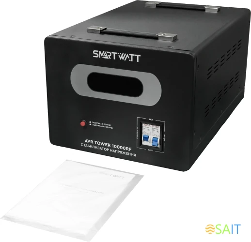 Стабилизатор напряжения Smartwatt AVR Tower 10000RF 10000ВА черный