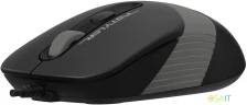 Мышь A4Tech Fstyler FM10T серый/черный оптическая 1600dpi USB для ноутбука 3but (FM10T GREY)