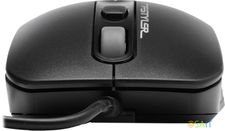 Мышь A4Tech Fstyler FM10T серый/черный оптическая 1600dpi USB для ноутбука 3but (FM10T GREY)