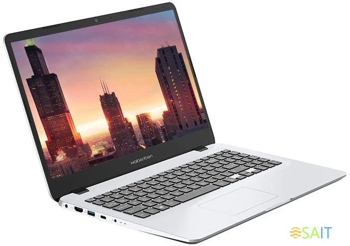 Ноутбук Maibenben M547 Pro Ryzen 7 Pro 4750U 8Gb SSD256Gb AMD Radeon 15.6" IPS FHD (1920x1080) Linux silver WiFi BT Cam 4450mAh (M5471SA0LSRE1)