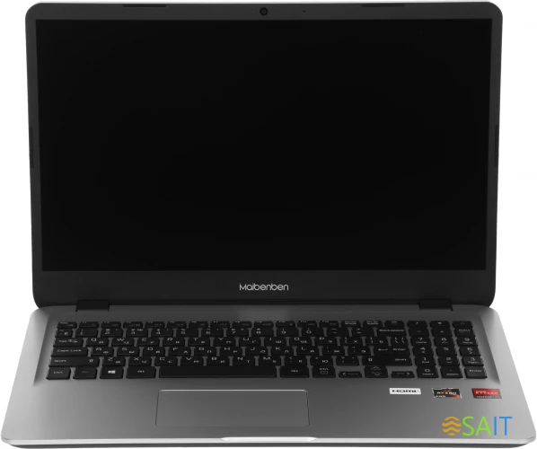 Ноутбук Maibenben M547 Pro Ryzen 7 Pro 4750U 8Gb SSD256Gb AMD Radeon 15.6" IPS FHD (1920x1080) Linux silver WiFi BT Cam 4450mAh (M5471SA0LSRE1)