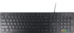 Клавиатура Оклик 550ML черный USB slim Multimedia LED (1061617)