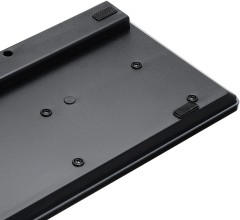 Клавиатура Оклик 550ML черный USB slim Multimedia LED (1061617)