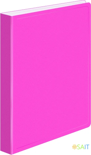 Папка метал.пруж.скоросш. Бюрократ Double Neon DNE07PPINK A4 пластик 0.7мм кор.27мм карм.прод.внут. розовый