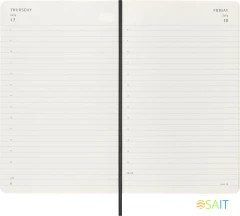 Ежедневник Moleskine ACADEMIC SOFT Large 130х210мм датир.18мес 592стр. мягкая обложка черный