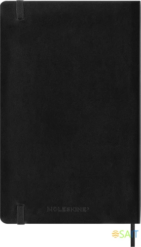 Ежедневник Moleskine ACADEMIC SOFT Large 130х210мм датир.18мес 592стр. мягкая обложка черный