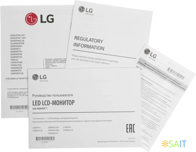 Монитор LG 23.8" 24MR400-B черный IPS LED 16:9 HDMI матовая 250cd 178гр/178гр 1920x1080 100Hz FreeSync VGA FHD 2.6кг