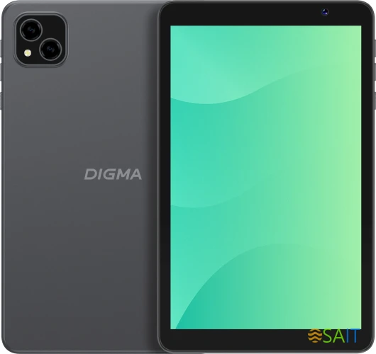 Планшет Digma G8 SC9863A (1.6) 8C RAM3Gb ROM32Gb 8" IPS 1280x800 4G Android 15 Go темно-серый 5Mpix 2Mpix BT WiFi microSD 128Gb 4000mAh 191hrs