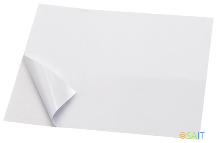 Этикетки Buro A4 210x297мм 1шт на листе/100л./белый матовое самоклей. универсальная