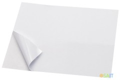 Этикетки Buro A4 210x297мм 1шт на листе/100л./белый матовое самоклей. универсальная