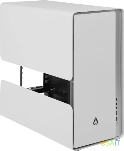 Корпус Azza Cast белый без БП ATX 3x120mm 2x140mm 2xUSB3.0 audio bott PSU