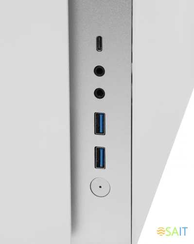 Корпус Azza Cast белый без БП ATX 3x120mm 2x140mm 2xUSB3.0 audio bott PSU