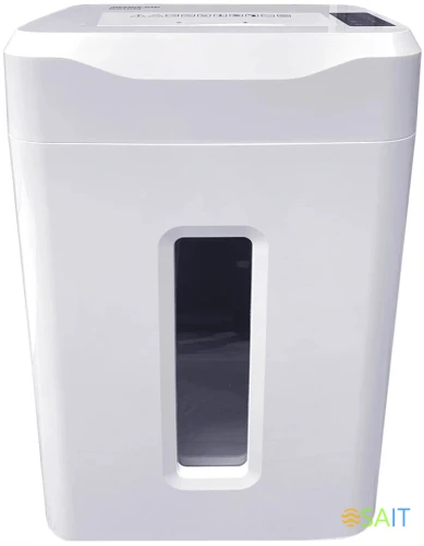 Шредер Office Kit S215N 3,9x38 белый (секр.P-4) фрагменты 22лист. 35лтр. скрепки скобы пл.карты CD