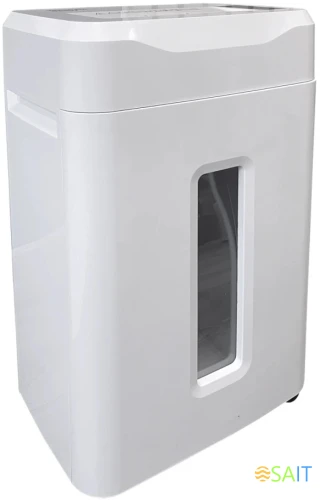 Шредер Office Kit S215N 3,9x38 белый (секр.P-4) фрагменты 22лист. 35лтр. скрепки скобы пл.карты CD