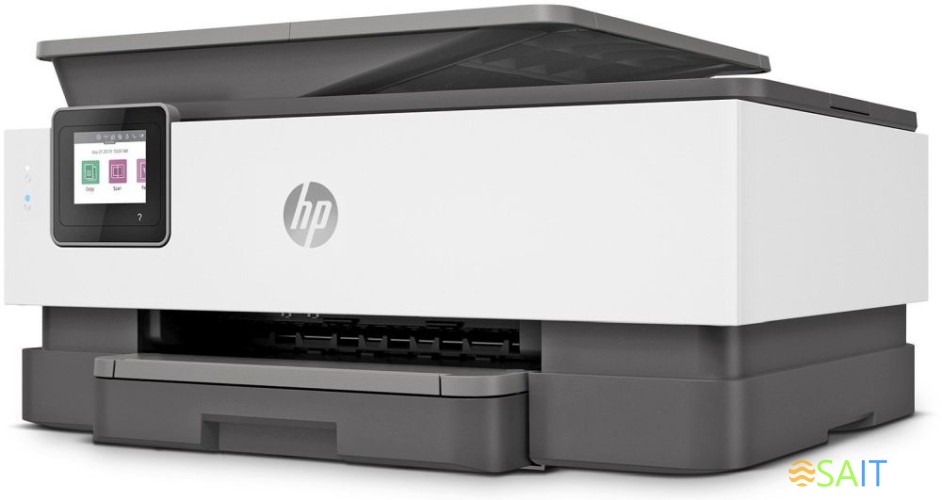 МФУ струйный HP OfficeJet 8023 (1KR64B) A4 Duplex WiFi черный