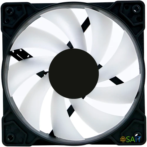 Вентилятор для корпуса Оклик OG-CF120RGB1-BK RGB 120х120x25 черный 3-pin 4-pin (Molex) 23дБ Ret