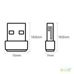 Сетевой адаптер Wi-Fi TP-Link Archer T2U NANO AC600 USB 2.0