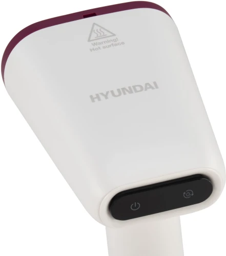 Отпариватель ручной Hyundai H-HS02890 1650Вт белый/вишневый