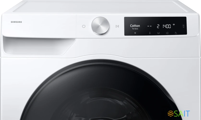 Стиральная машина Samsung WD11DG6B85BELP класс: A загр.фронтальная макс.:11кг (с сушкой) белый инвертор