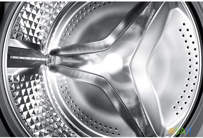 Стиральная машина Samsung WW70AG5S20CXLP класс: A загр.фронтальная макс.:7кг нержавеющая сталь инвертор