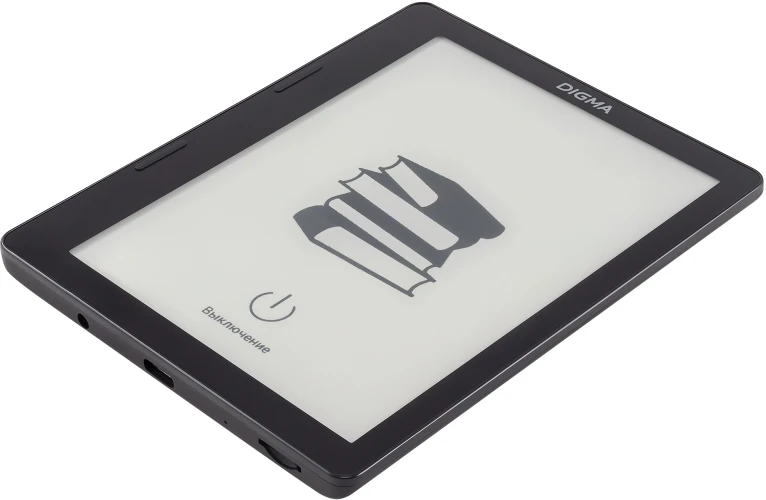 Электронная книга Digma F4 5.83" E-Ink 680x920 Touch Screen 1.2Ghz 1Gb/8Gb/SD/microSDHC/подсветка дисплея черный