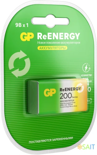 Аккумулятор GP 20R8H 9V Крона 9V NiMH 200mAh (1шт)
