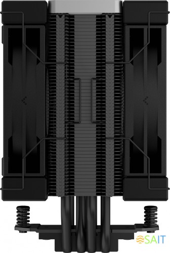 Устройство охлаждения(кулер) Deepcool AK400 Zero Dark Plus Soc-AM5/AM4/1200/1700/1851 черный 4-pin 28dB Al+Cu 220W 802gr Ret (R-AK400-BKNNMD-G-1)