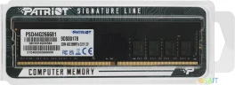 Память DDR4 4Gb 2666MHz Patriot PSD44G266681 Signature RTL PC4-21300 CL19 DIMM 288-pin 1.2В single rank Ret