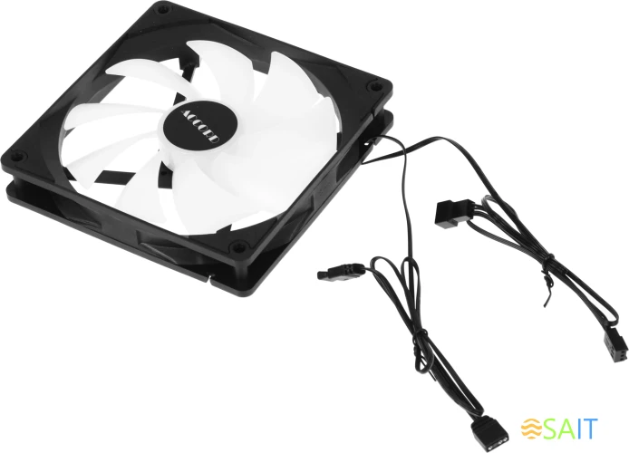 Вентилятор для корпуса Accord ACC-C14 ARGB 140х140x25 черный 3-pin 26дБ (ACC-C14 ARGB BLACK) brown box