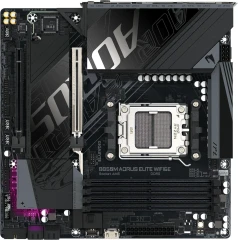 Материнская плата Gigabyte B850M AORUS ELITE WIFI6E Socket AM5 AMD B850 mATX AC`97 8ch(7.1) 2.5Gg RAID+DP