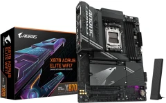 Материнская плата Gigabyte X870 AORUS ELITE WIFI7 Socket AM5 AMD X870 4xDDR5 ATX AC`97 8ch(7.1) 2.5Gg RAID+HDMI