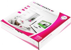 Кронштейн для телевизора Ultramounts UM867W белый 23"-42" макс.20кг настенный поворот и наклон