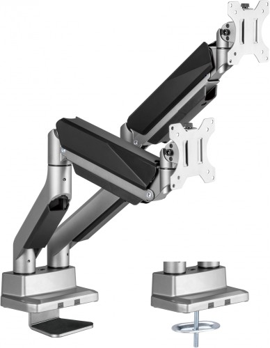 Кронштейн для мониторов Ultramounts UM718 серый 17"-35" макс.15кг крепление к столешнице поворот и наклон