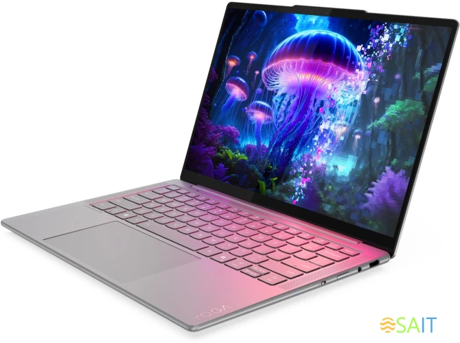 Ноутбук Lenovo Yoga Slim7 14ILL10 Core Ultra 5 226V 16Gb SSD1Tb Intel Arc 130V 14" OLED 2.8K (2880x1800) Windows 11 Home grey WiFi BT Cam (83JX000GRK)