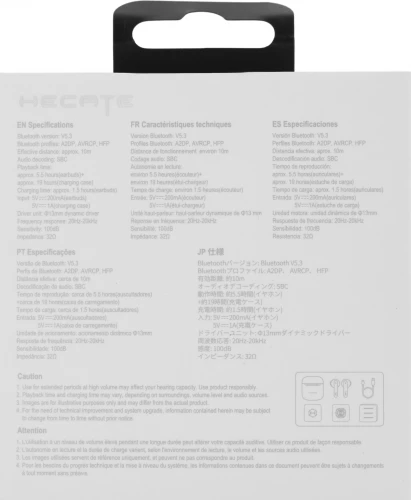 Наушники с микрофоном Edifier GM3 Plus белый вкладыши BT в ушной раковине