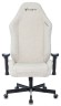 Кресло игровое Knight T1 молочный экомех с подголов. крестов. металл