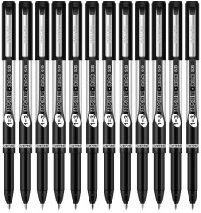 Ручка гелев. Deli S33 ассорти d=0.5мм черн. черн. линия 0.35мм