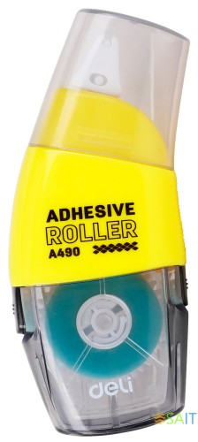 Клеющий роллер Deli EA49011 прозрачный блистер 6мм x 8м