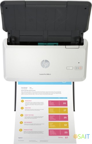 Сканер протяжный HP ScanJet Pro 2000 S2 (6FW06A) A4