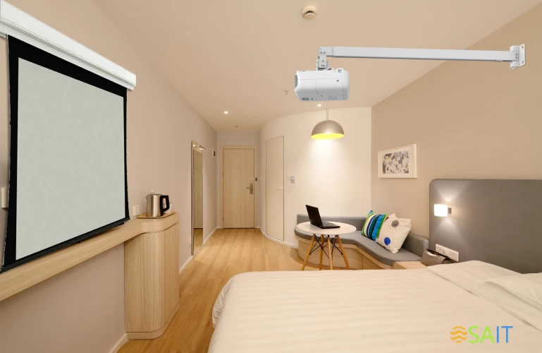 Кронштейн для проектора Cactus CS-VM-PRE04-WT белый макс.20кг настенный и потолочный поворот и наклон