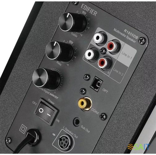 Колонки Edifier R1855DB 2.0 черный 70Вт BT