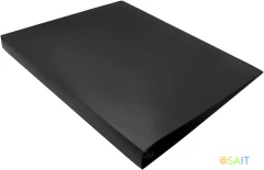 Папка на 4-х кольцах Silwerhof Eco A4 пластик 0.5мм черный