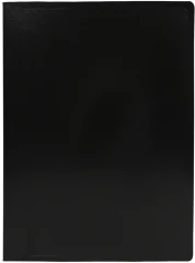 Папка на 4-х кольцах Silwerhof Eco SE-0420/4RBLK A4 пластик 0.5мм черный