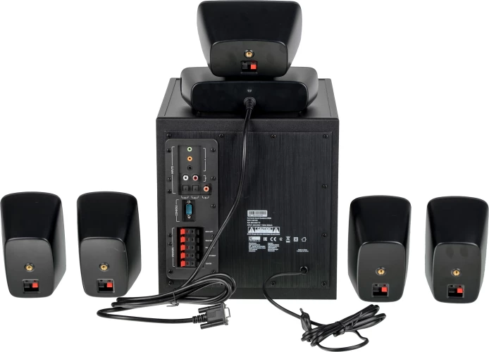 Колонки Logitech Z906 5.1 черный 1000Вт