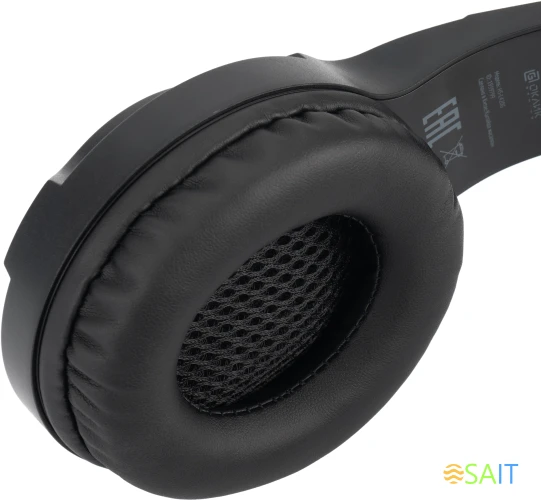 Наушники с микрофоном Оклик HS-L420G черный накладные BT оголовье (1939799)