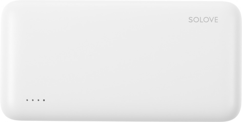 Мобильный аккумулятор Solove 003M 20000mAh QC3.0 18W 3A 2xUSB-A/USB-C белый (003M WHITE RUS)