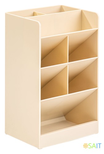 Органайзер настольный Deli 8939WHITE 120х91х205мм белый пластик