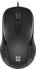 Defender Проводная оптическая мышь Standard MB-580 черный,3 кнопки,1000 dpi Defender Standard MB-580